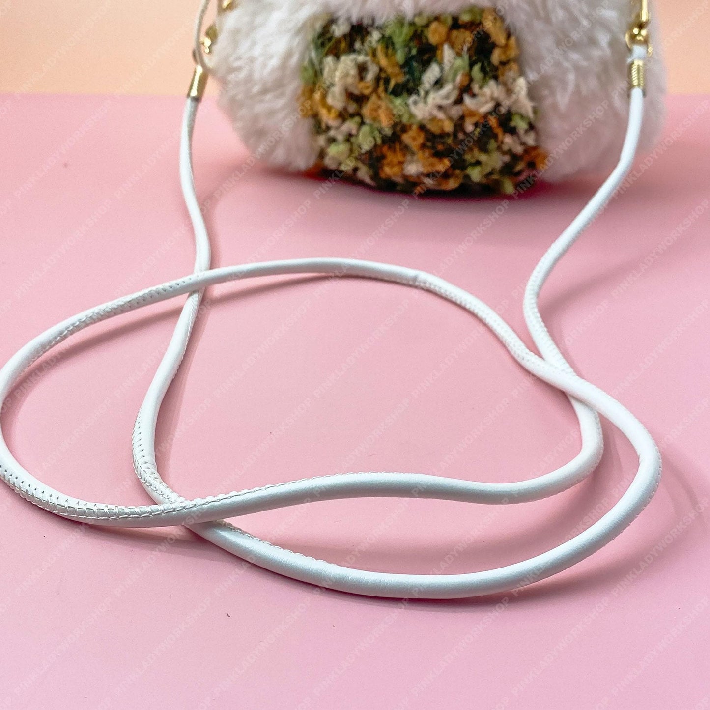 Fluffy Onigiri Bag | Crochet Seaweed, Kawaii Plush Purse