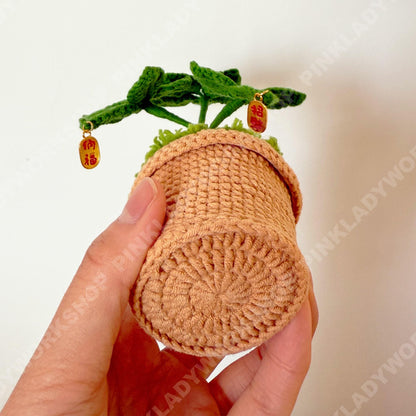 Pre-order Chinese New Year Crochet Money Tree | Lucky Feng Shui Plant | Handmade Prosperity Gift | Lunar New Year Decor