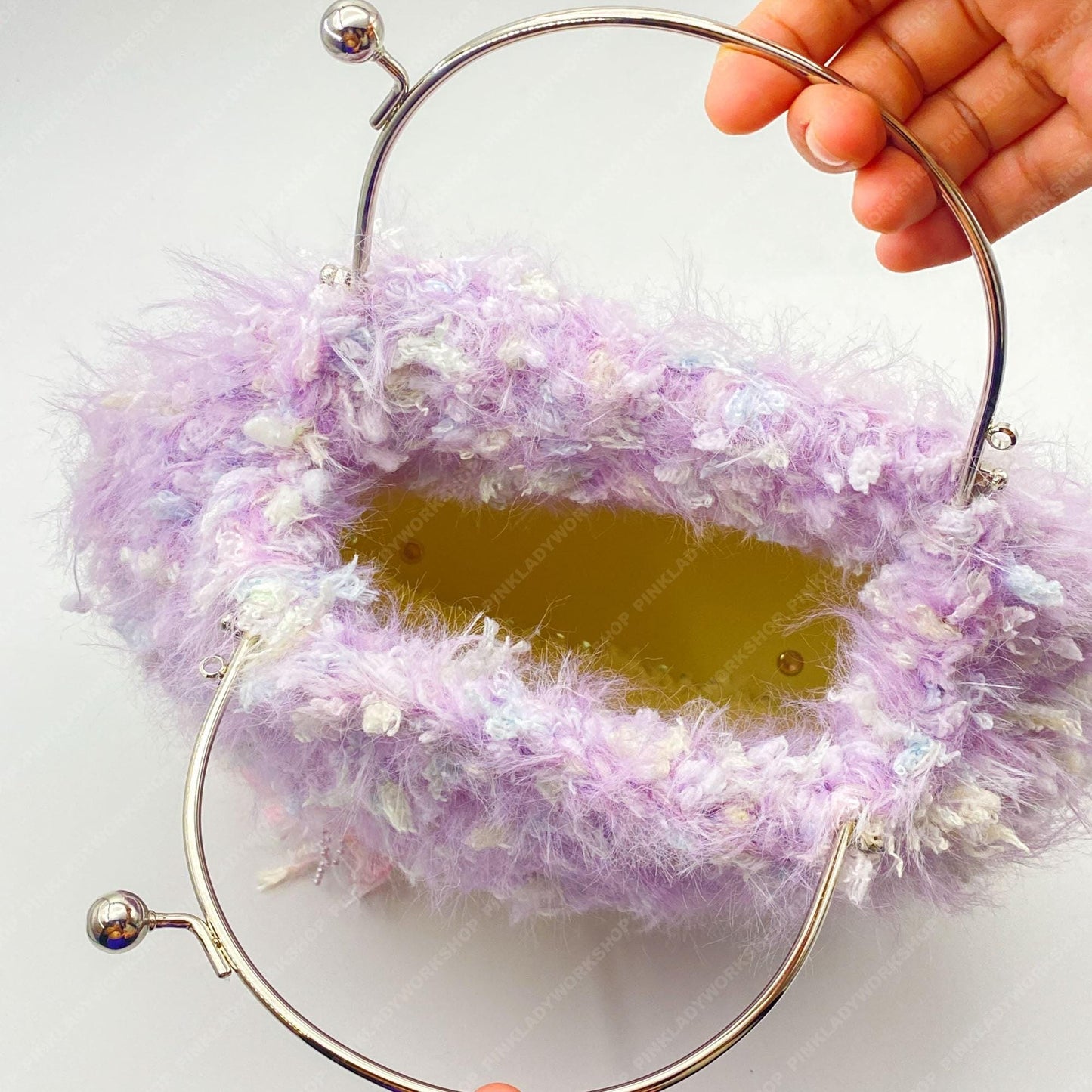 Handmade Crochet Fairy Cottage Purse | Kawaii Mushroom House Bag