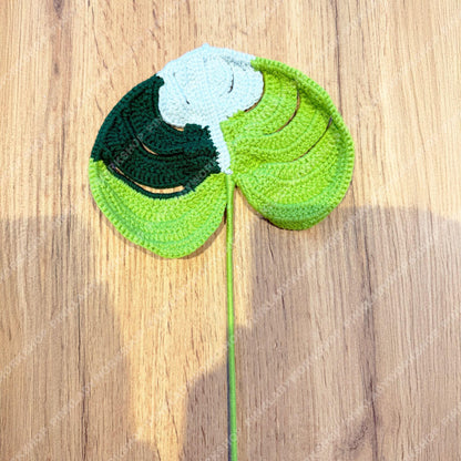 Handmade Crochet Monstera Plant: Decorative Yarn Home Decor