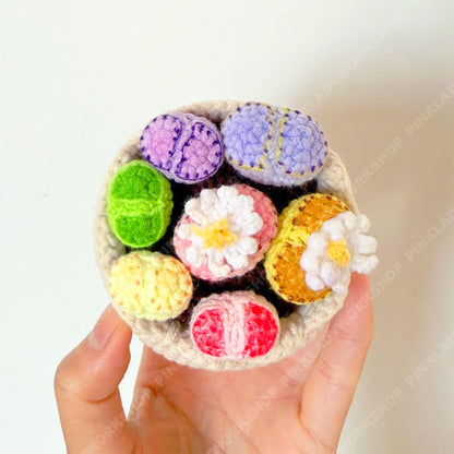 Crochet Living Stone Succulent | Handmade Lithops Plant | Amigurumi Cactus Decor | Cute Desk Plant Gift