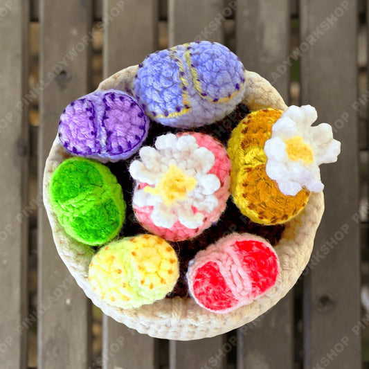 Crochet Living Stone Succulent | Handmade Lithops Plant | Amigurumi Cactus Decor | Cute Desk Plant Gift