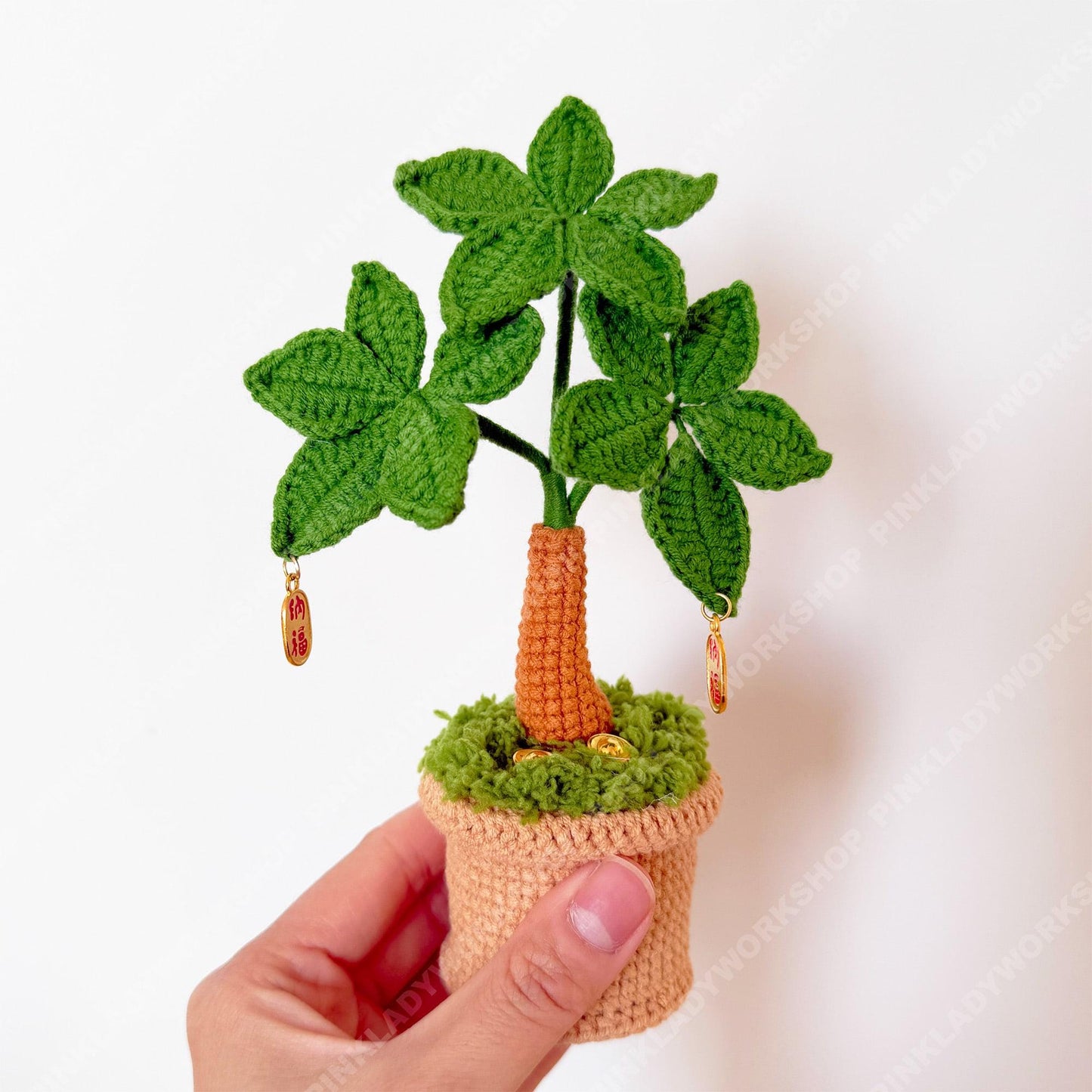 Pre-order Chinese New Year Crochet Money Tree | Lucky Feng Shui Plant | Handmade Prosperity Gift | Lunar New Year Decor