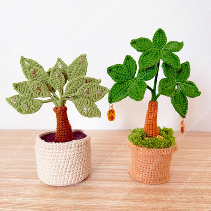 Pre-order Chinese New Year Crochet Money Tree | Lucky Feng Shui Plant | Handmade Prosperity Gift | Lunar New Year Decor