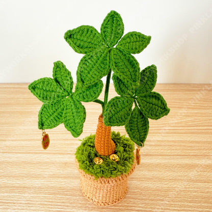 Pre-order Chinese New Year Crochet Money Tree | Lucky Feng Shui Plant | Handmade Prosperity Gift | Lunar New Year Decor