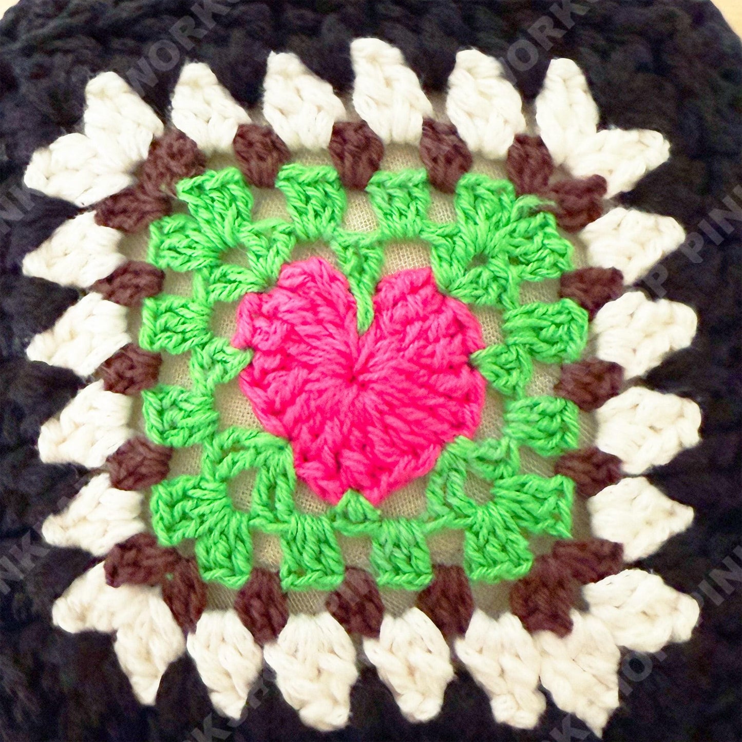 Crochet Granny Square Hat | Handmade Colorful Crochet Beanie | Retro Patchwork Hat | Unique Art Hat