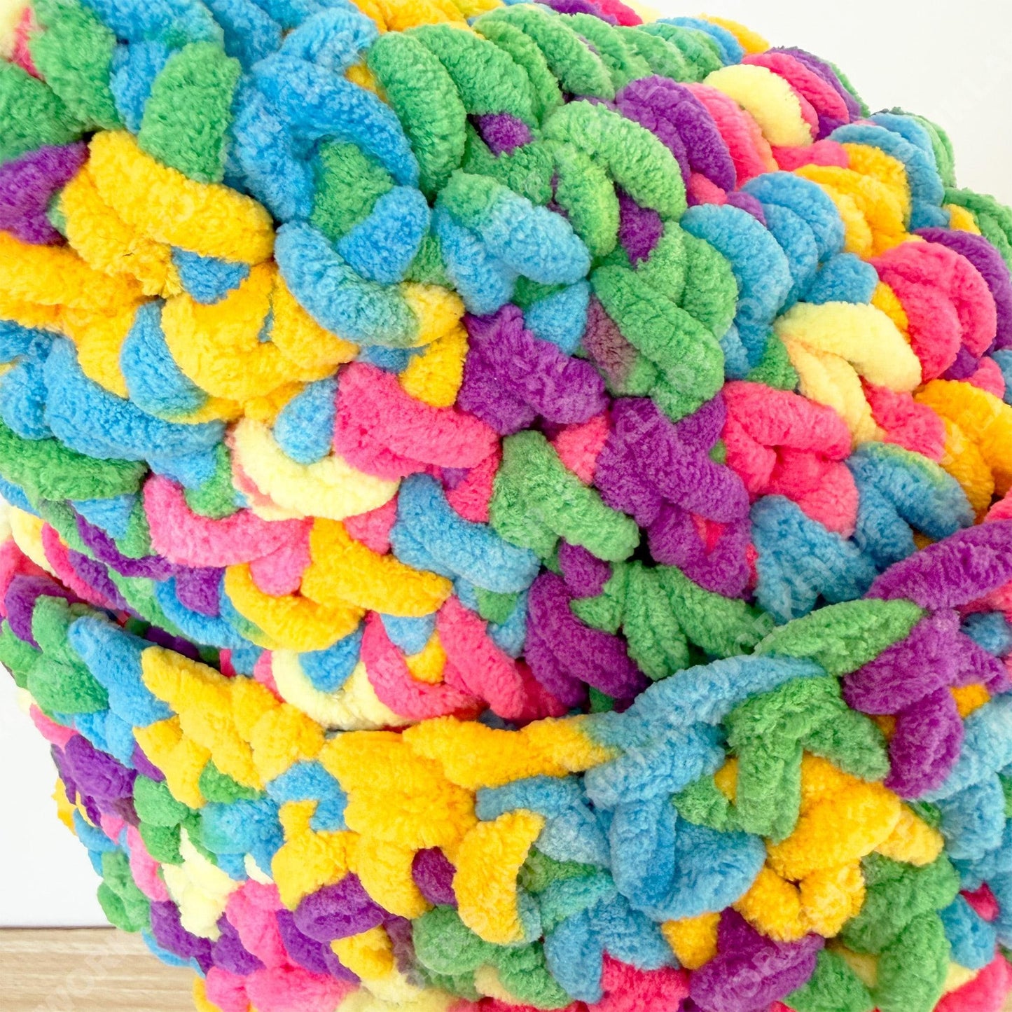 Colorful Crochet Cat Hat | Handmade Chunky Yarn Kitty Beanie | Rainbow Cat Ear Hat | Cute Winter Gift