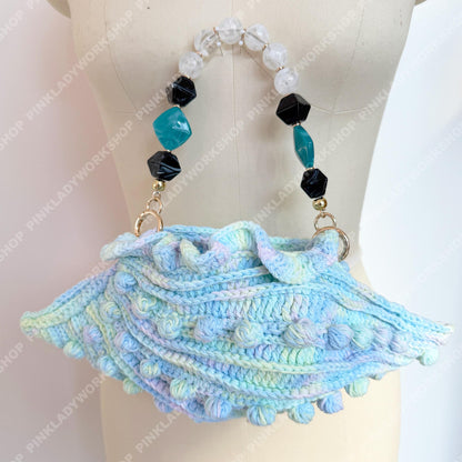 Crochet Spiral Shell Bag: Handmade Boho Crossbody Purse