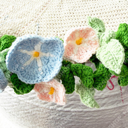 Crochet Flower Bouquet Blanket | 3D Floral Throw | Botanical Knit Home Decor