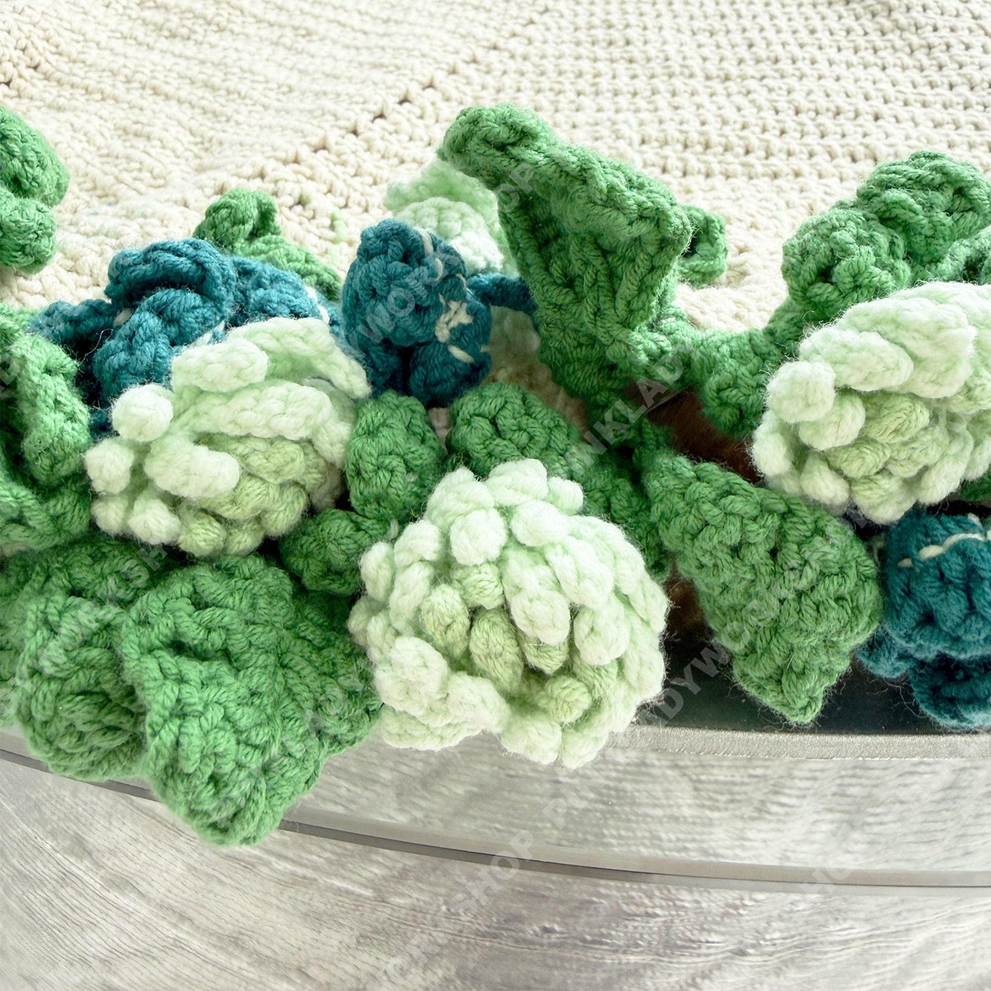Crochet Flower Bouquet Blanket | 3D Floral Throw | Botanical Knit Home Decor