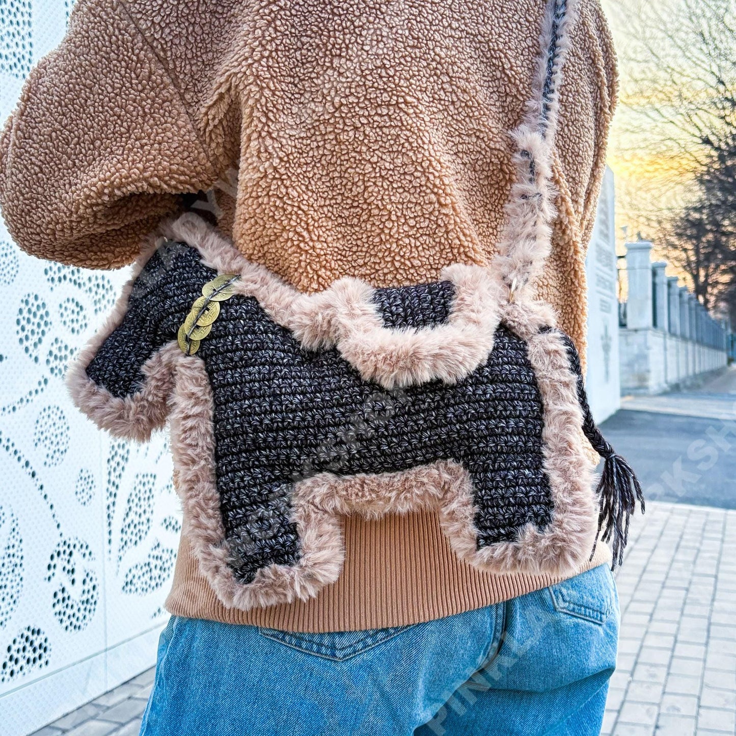 Crochet Horse Crossbody Bag | Handmade Pony Purse | Western Style Bag | Kentucky Derby Inspired | Cute Animal Shoulder Bag | Unique Gift