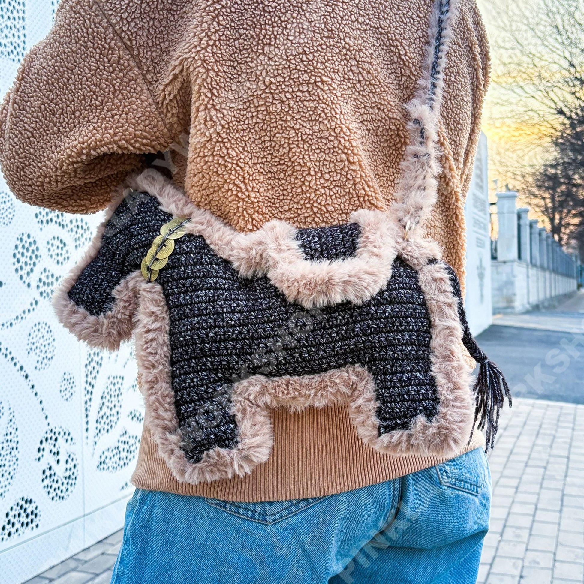 Crochet Horse Crossbody Bag | Handmade Pony Purse | Western Style Bag | Kentucky Derby Inspired | Cute Animal Shoulder Bag | Unique Gift