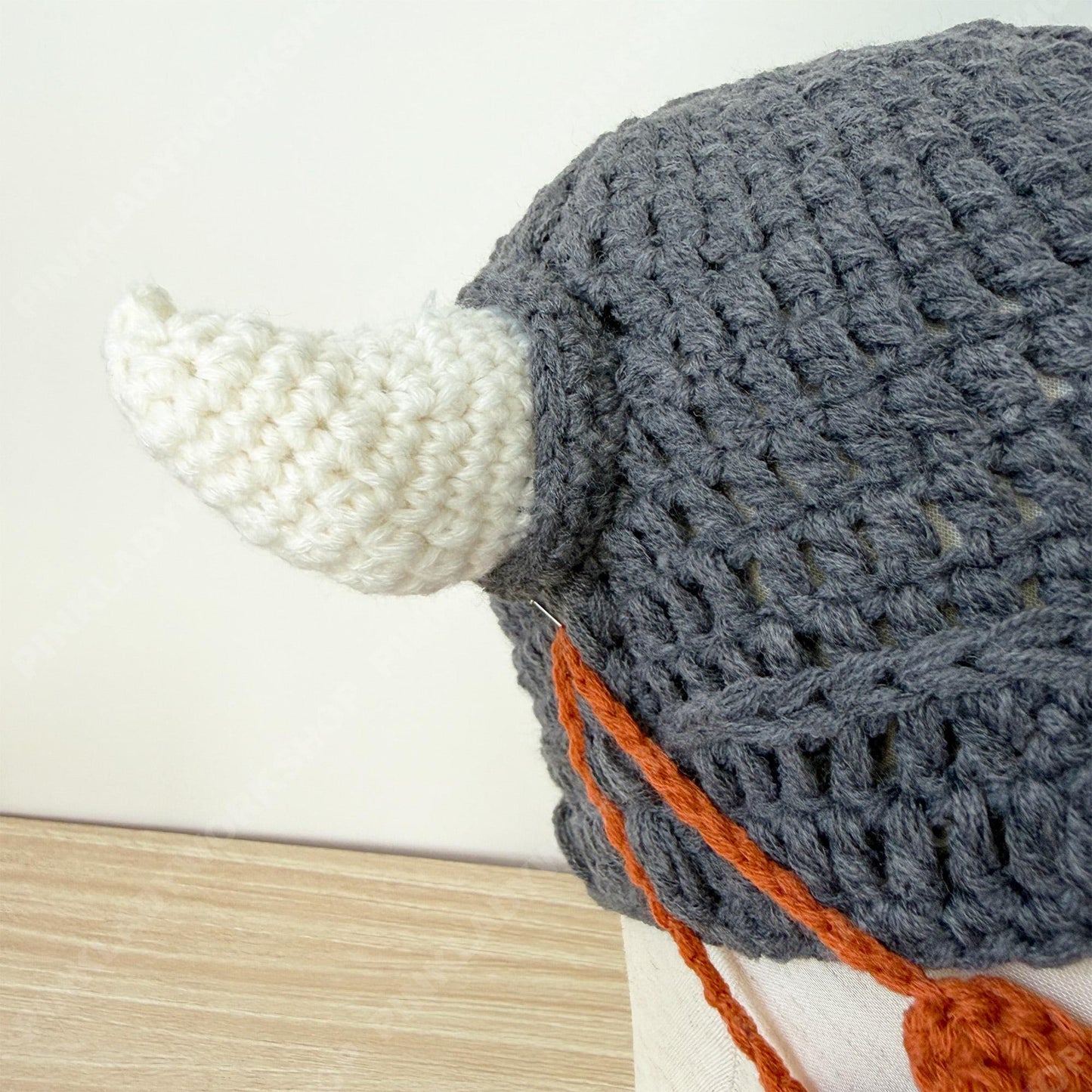 Crochet Viking Hat with Beard | Handmade Horned Helmet Beanie | Norse Costume Hat | Viking Beard Hat | Halloween Cosplay Knit Cap