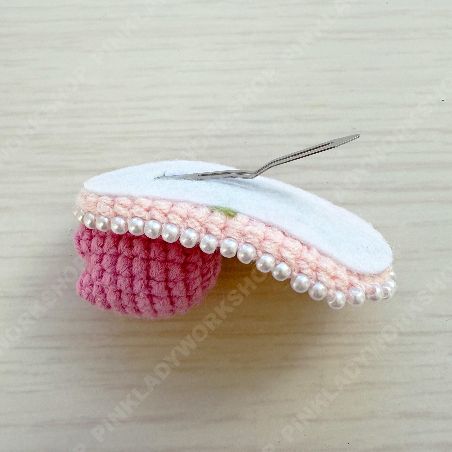 Set of 5 Crochet Tulip Hair Clip | Handmade Flower Barrette | Cute Pastel Hair Accessory | Spring Floral Clip | Gift for Her