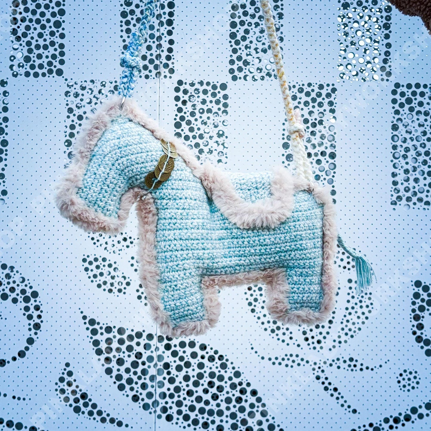 Crochet Horse Crossbody Bag | Handmade Pony Purse | Western Style Bag | Kentucky Derby Inspired | Cute Animal Shoulder Bag | Unique Gift