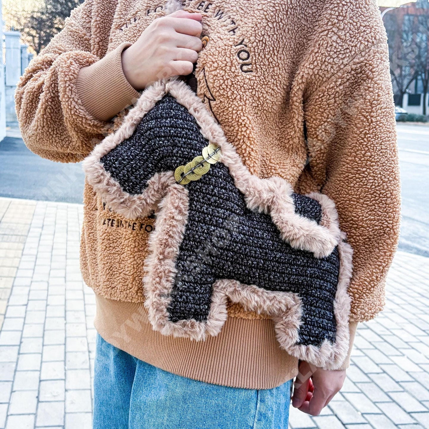 Crochet Horse Crossbody Bag | Handmade Pony Purse | Western Style Bag | Kentucky Derby Inspired | Cute Animal Shoulder Bag | Unique Gift
