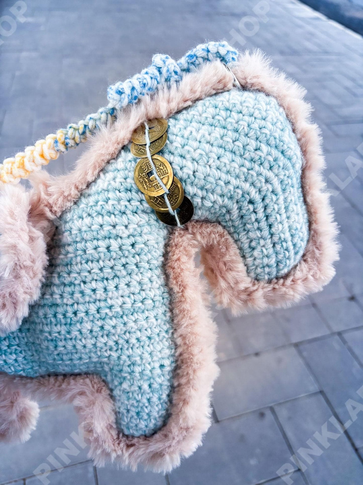 Crochet Horse Crossbody Bag | Handmade Pony Purse | Western Style Bag | Kentucky Derby Inspired | Cute Animal Shoulder Bag | Unique Gift