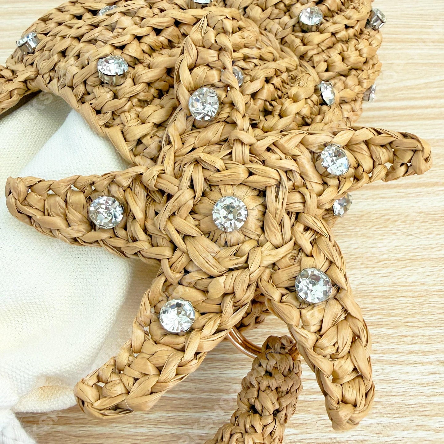 Pre-order Crochet Raffia Shell Bag | Handmade Seashell Clutch | Beach Vacation Purse | Pearl Studded Bag | Summer Crossbody